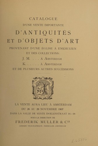 Antiquitʹes et objets d'art