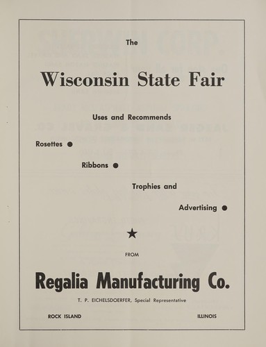 1962 state fair of Wisconsin
