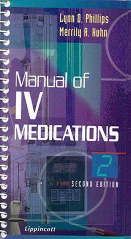 Manual of IV medications