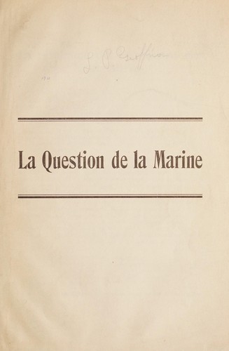 La question de la marine