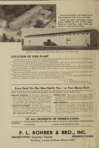 Rohrer's seed annual for 1959