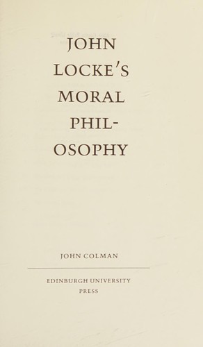John Locke's moral philosophy