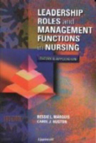 Leadership roles and management functions in nursing