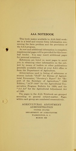 The AAA notebook