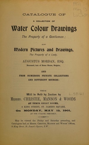 Water colour drawings