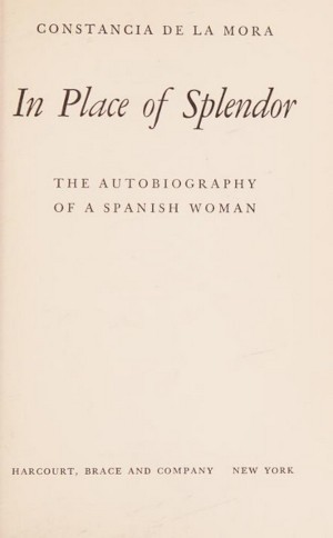 In Place of Splendor