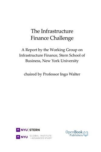 The Infrastructure Finance Challenge