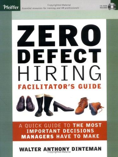 Zero Defect Hiring Facilitator/Book Set