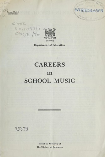 Careers in school music