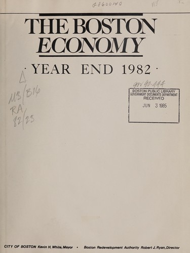 Boston economic and demographic information on the city