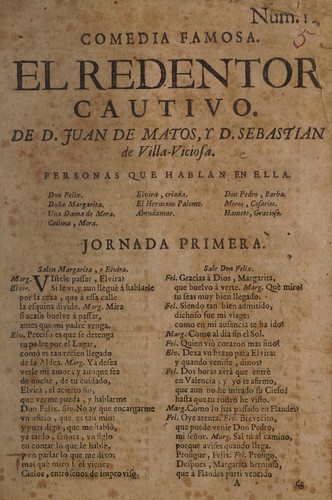 Comedia famosa. El redentor cautivo