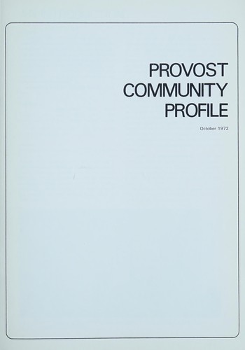 Provost community profile