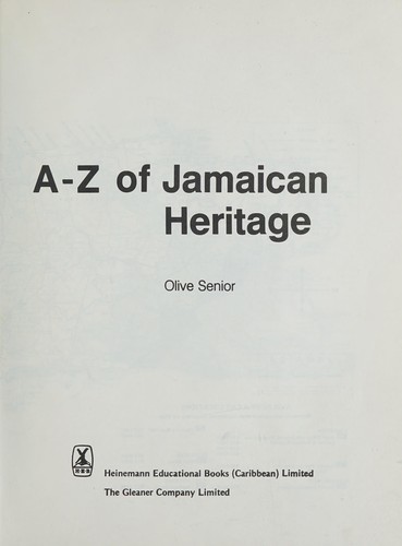 A-Z of Jamaican heritage
