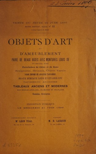 Objets d'art et d'ameublement
