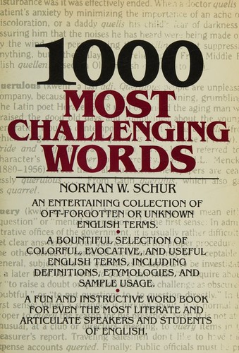 1000 most challenging words