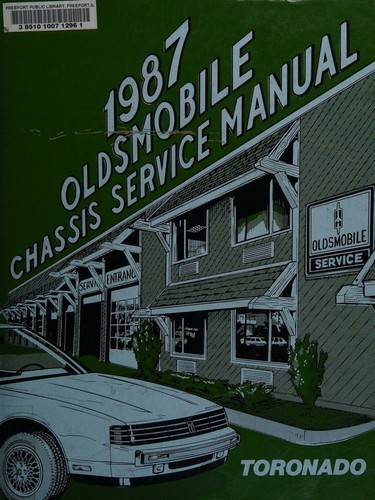 1987 Oldsmobile Toronado & Trofeo Repair Shop Manual Original