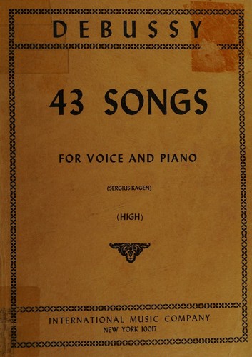 43 Songs : For Voice and Piano:  (High)