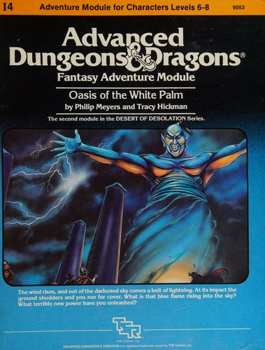 Advanced Dungeons & Dragons ... Fantasy Adventure Module ... Oasis Of The White Palm