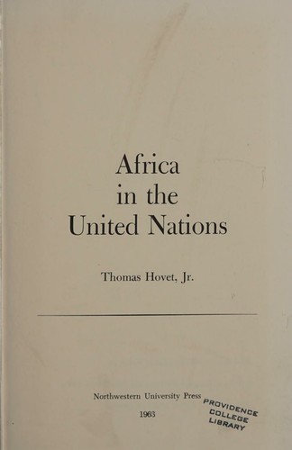 Africa in the United Nations