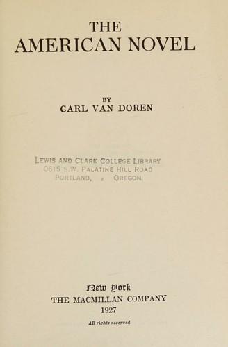 The American Novel