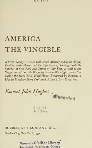 America the vincible