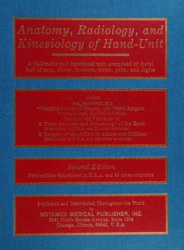 Anatomy, radiology, and kinesiology of hand-unit