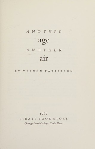 Another age, another air