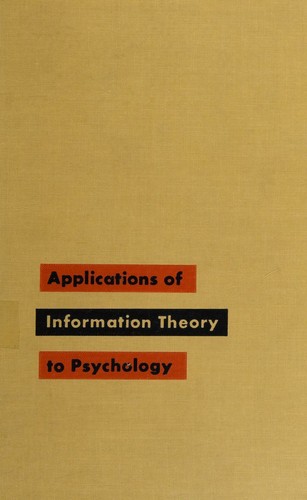 Applications of information theory to psychology