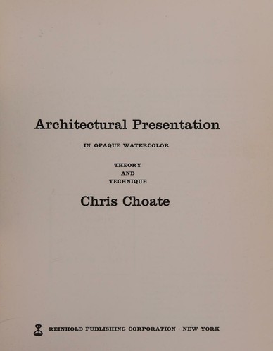 Architectural Presentation