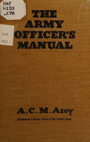 The army officer's manual