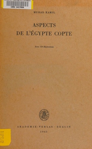 Aspects de l'Egypte copte