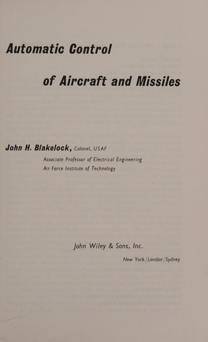 Automatic control of aircraft and missiles