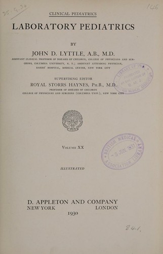 Laboratory pediatrics