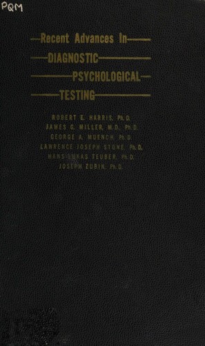 Recent advances in diagnostic psychological testing