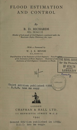 Flood estimation and control