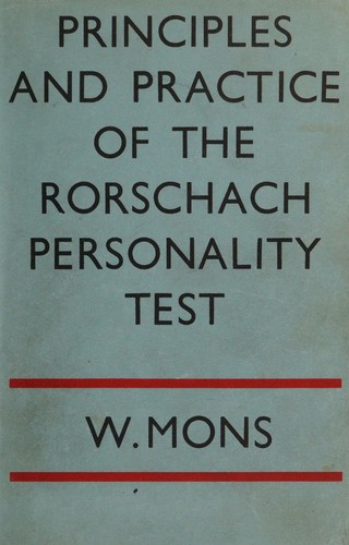 Principles and practice of the Rorschach personality test