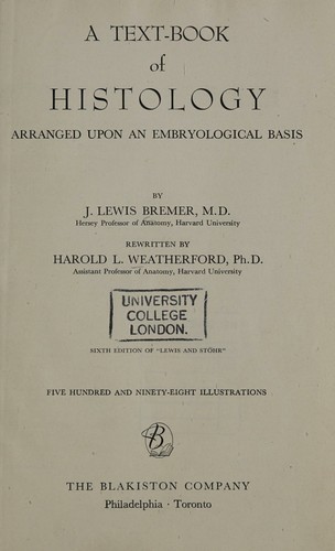 A text-book of histology