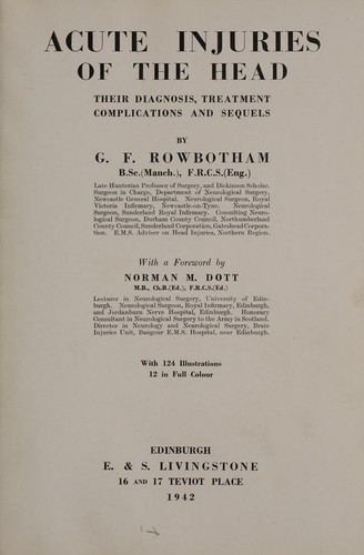 Acute injuries of the head