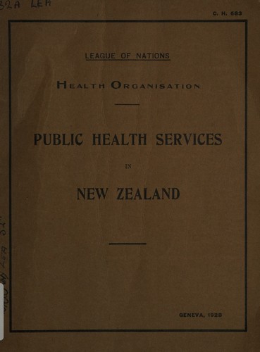 Public health services in New Zealand