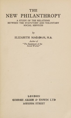 The new philanthropy