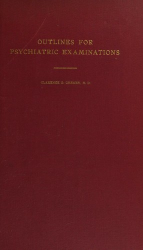 Outlines for psychiatric examinations
