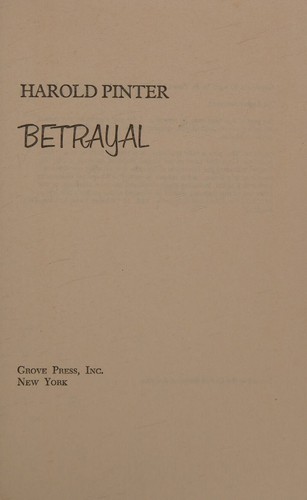 Betrayal A Play