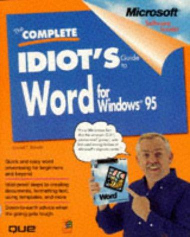 The complete idiot's guide to Word for Windows 95