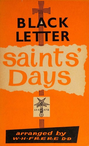 Black Letter Saints' Days