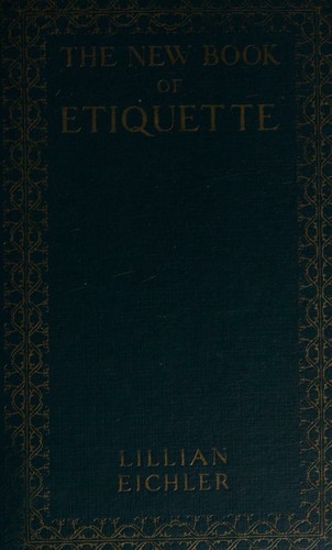 Book of Etiquette (Volume 2 Only)