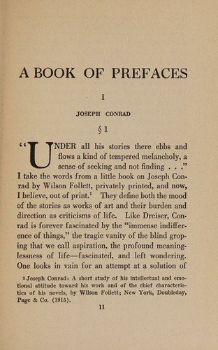 Book of Prefaces
