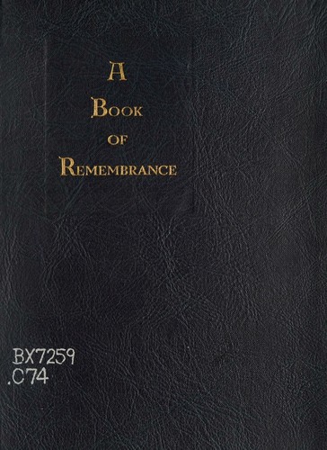 A book of remembrance