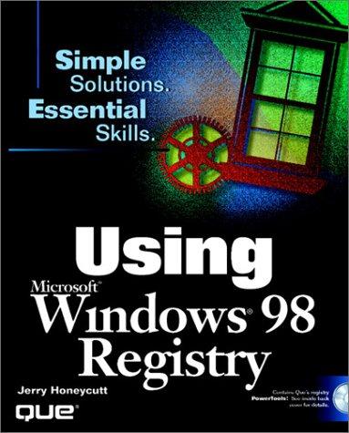 Using the Windows 98 registry