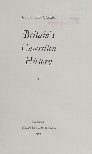Britains Unwritten History