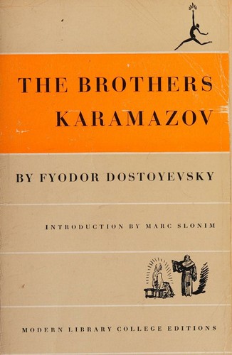The Brothers Karamazov. The Illustrated Modern Library. 1945. Claoth with acetate dustjacket.